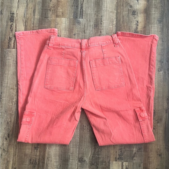 VERVET BY FLYING MONKEY Dixie Red Cargo Utility Pants - Picture 3 of 3